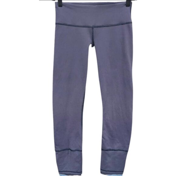 LULULEMON ATHLETICA Find Your Flow Crop Size 4 - Picture 2 of 3